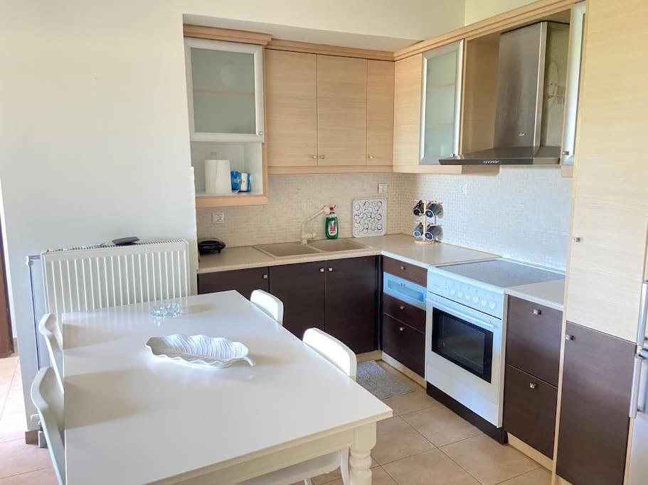 Cozy 2 Room Apartment With Garden Near Athens Air-Port Artemida  Exterior photo