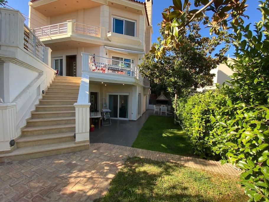 Cozy 2 Room Apartment With Garden Near Athens Air-Port Artemida  Exterior photo